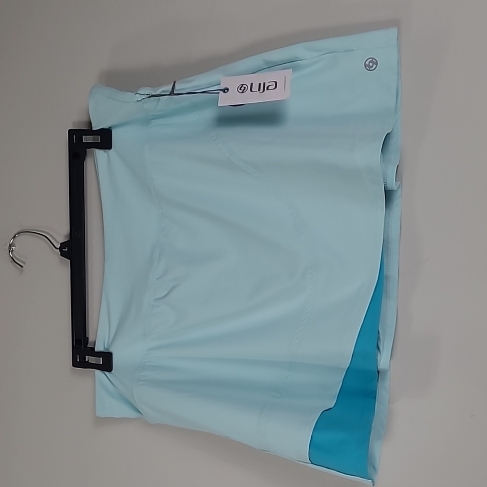 New with tags Lija Blue mist athletic skirt with shorts